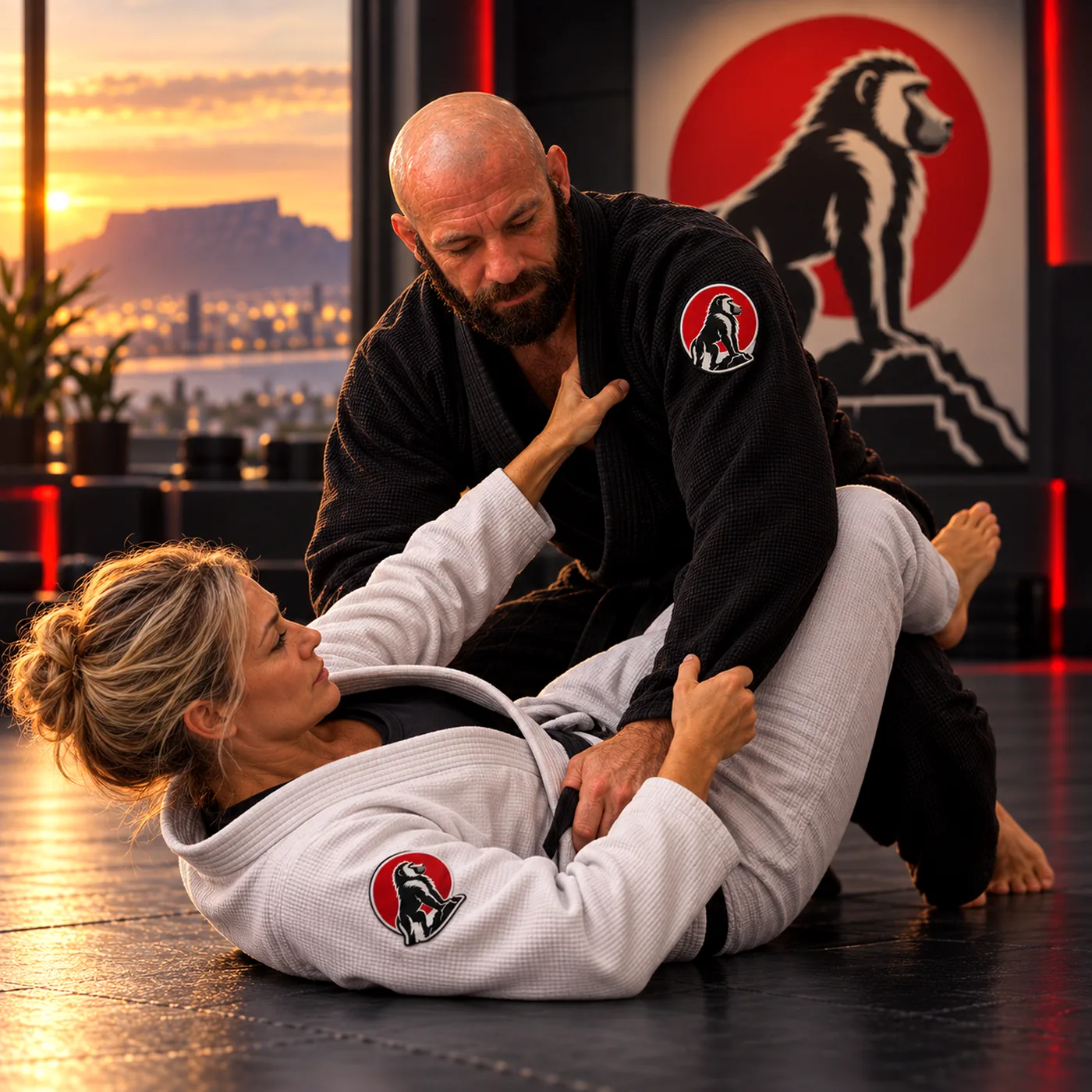 Private Jiu-Jitsu coaching adapted to an adult student.